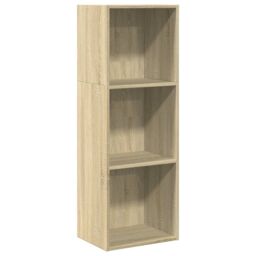 Berkfield Home Bookcase Sonoma Oak 40x30x114 cm Engineered Wood in Brown - Size: 40 x 30 x 114 cm - thumbnail 2