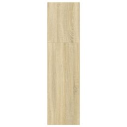 Berkfield Home Bookcase Sonoma Oak 40x30x114 cm Engineered Wood in Brown - Size: 40 x 30 x 114 cm - thumbnail 5