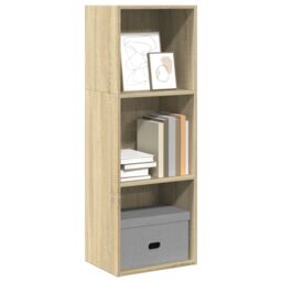 Berkfield Home Bookcase Sonoma Oak 40x30x114 cm Engineered Wood in Brown - Size: 40 x 30 x 114 cm - thumbnail 1