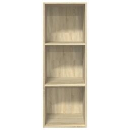 Berkfield Home Bookcase Sonoma Oak 40x30x114 cm Engineered Wood in Brown - Size: 40 x 30 x 114 cm - thumbnail 4