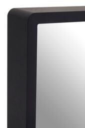Orsina Trosa Large Black Wall Mirror with Gold Edge - thumbnail 4