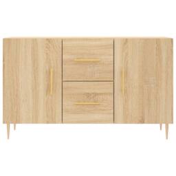Berkfield Home Sideboard Sonoma Oak 100x36x60 cm Engineered Wood in Brown - Size: 100 x 36 x 60 cm - thumbnail 6