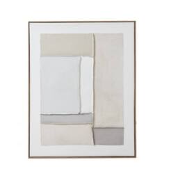 Lemon Pavilion Furniture and Decor Contempo Beta Framed Painting on Canvas - L3 x W75 x H95 cm - Brown - thumbnail 1