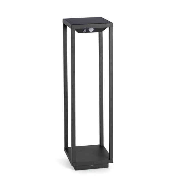 Netlighting Saura LED Outdoor Bollard Light Dark Grey Solar Powered with PIRSensor IP54 - image 1