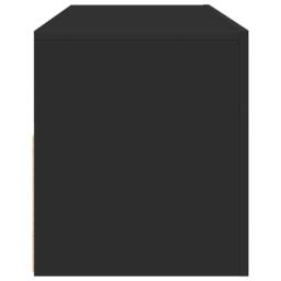 Berkfield Home TV Cabinet with LED Lights Black 120x35x40 cm - Size: 120 x 35 x 40 cm - thumbnail 9