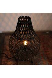 KDMD Rattan Table Lamps - Black - thumbnail 6