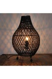 KDMD Rattan Table Lamps - Black - thumbnail 5
