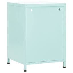 Berkfield Home Nightstands 2 pcs Mint 35x35x51 cm Steel - Size: 35 x 35 x 51 cm - thumbnail 5