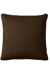 Appletree 'Harlan' Velvet Filled Cushion in Chocolate - Size: 55 cm x 55 cm - thumbnail 2