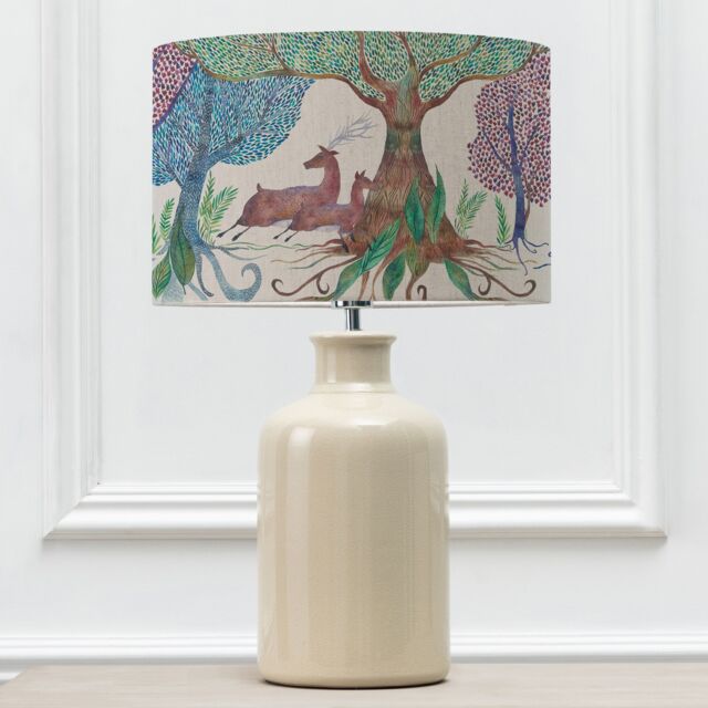 Voyage Maison Elspeth Table Lamp With Willow Woods Eva Lampshade in Cream - image 1