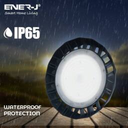ENER-J 200W Pro UFO High Bay Light 160 LmWatt Power Adjustable 200W160W120W in Black - thumbnail 1