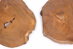 KDMD Higher Teak Pad Display - 27x20cm - (Set of 2) in Brown - Size: 27x20 cm - thumbnail 3