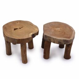 KDMD Higher Teak Pad Display - 27x20cm - (Set of 2) in Brown - Size: 27x20 cm - thumbnail 2