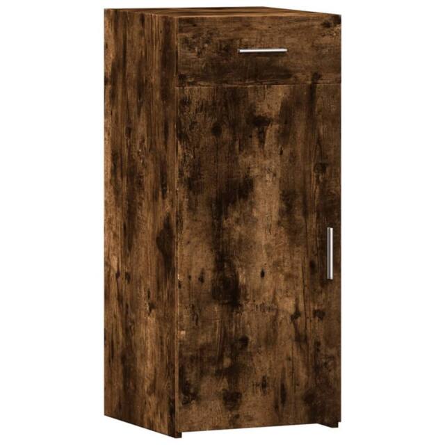 Berkfield Home Sideboard Smoked Oak 40x42.5x93 cm Engineered Wood in Brown - image 1