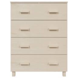 Berkfield Home Sideboard HAMAR Honey Brown 79x40x103.5 cm Solid Wood Pine in Light Beige - thumbnail 1