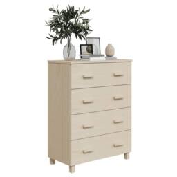 Berkfield Home Sideboard HAMAR Honey Brown 79x40x103.5 cm Solid Wood Pine in Light Beige - thumbnail 6