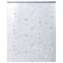 Berkfield Home Window Films 2 pcs Frosted Flowers Pattern PVC in Black - thumbnail 4