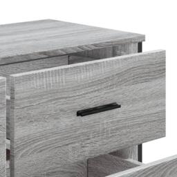 Berkfield Home Chest of Drawers Grey Sonoma 91x35.5x74.5 cm Engineered wood - thumbnail 8