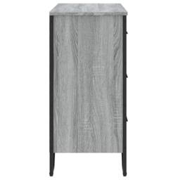 Berkfield Home Chest of Drawers Grey Sonoma 91x35.5x74.5 cm Engineered wood - thumbnail 5