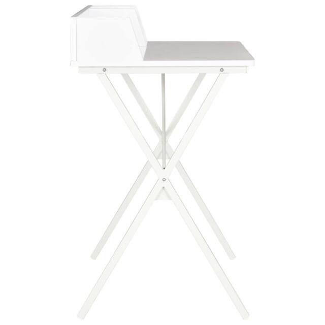 Berkfield Home Modern Desk White 80x50x84 cm - Size: 80 x 50 x 84 cm - image 1