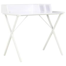 Berkfield Home Modern Desk White 80x50x84 cm - Size: 80 x 50 x 84 cm - thumbnail 2