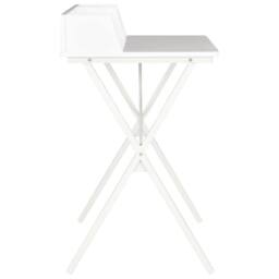 Berkfield Home Modern Desk White 80x50x84 cm - Size: 80 x 50 x 84 cm - thumbnail 1