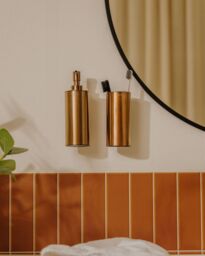 Cosmic Toilet brush & holder, Wall-mounted, Silver, Architect S+ Collection in Grey - thumbnail 5