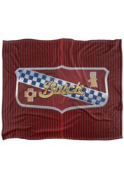 General Motors Buick Emblem Silky Touch Super Soft Throw Blanket 152 X 127 cm in White - thumbnail 1