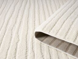 Desire Rugs Aya Living Room Area Rugs - Embossed Lines Pattern in Cream - Size: 120 cm x 170 cm - thumbnail 3