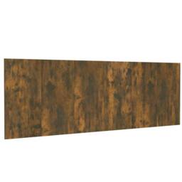 Berkfield Home Wall Headboard Smoked Oak 240x1.5x80 cm Engineered Wood in Brown