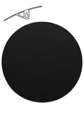 "MirrorOutlet Black Metal Framed Round Window Wall Mirror 39"" X 39"" (100x100CM) - Size: 1 Pack" - thumbnail 4