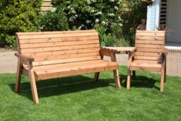 Charles Taylor Trading 4 Seater Companion Set (angled) in Brown - thumbnail 2