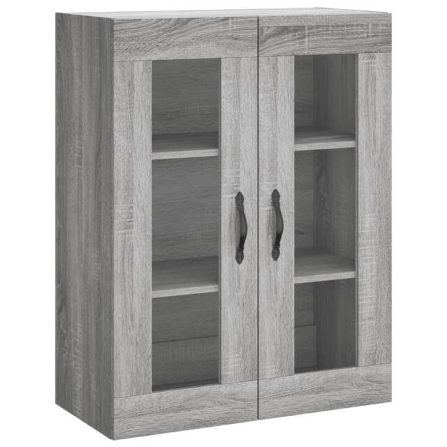Berkfield Home Wall Mounted Cabinet Grey Sonoma 69.5x34x90 cm Engineered Wood - image 1