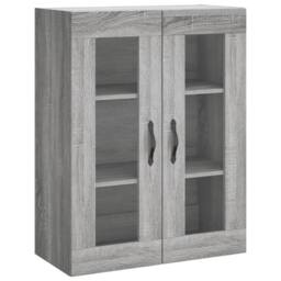 Berkfield Home Wall Mounted Cabinet Grey Sonoma 69.5x34x90 cm Engineered Wood - thumbnail 1