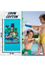 Minecraft Beach Towel in Blue - thumbnail 6