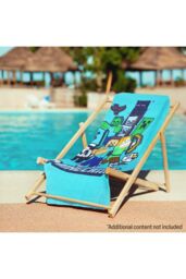 Minecraft Beach Towel in Blue - thumbnail 2
