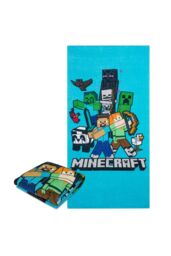 Minecraft Beach Towel in Blue - thumbnail 1