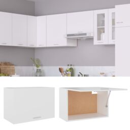 Berkfield Home Hanging Cabinet White 60x31x40 cm Engineered Wood - Size: 60 x 31 x 40 cm - thumbnail 2