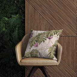 Warren Reed - Designer Pink Cosmos Flowers Outdoor Cushion - Size: 60 cm x 60 cm - thumbnail 2