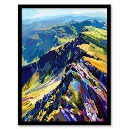 "Artery8 Cairngorm Mountains Scottish Highlands Landscape Framed Art Print - Size: W12"" x H16""" - thumbnail 1