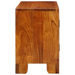 Berkfield Home TV Cabinet Multicolour 90x30x45 Solid Wood Acacia - thumbnail 6