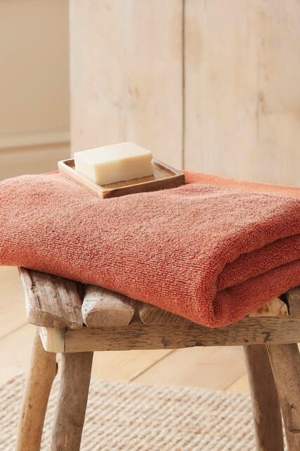 Drift Home 'Abode' Soft Heavyweight Cotton Towel in Terracotta - image 1