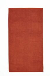 Drift Home 'Abode' Soft Heavyweight Cotton Towel in Terracotta - thumbnail 3