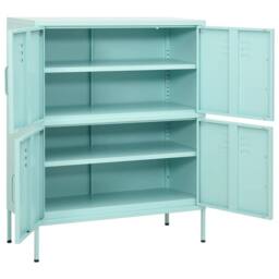 Berkfield Home Storage Cabinet Mint 80x35x101.5 cm Steel - thumbnail 6