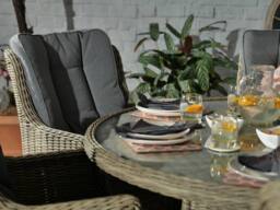 Royalcraft Wentworth 6 Seater Comfort Dining Set in Beige - thumbnail 3