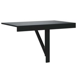 Berkfield Home Folding Wall Table Black 100x60x56 cm Engineered Wood - Size: 100 x 60 x 56 cm - thumbnail 7
