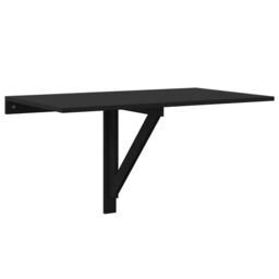 Berkfield Home Folding Wall Table Black 100x60x56 cm Engineered Wood - Size: 100 x 60 x 56 cm - thumbnail 2