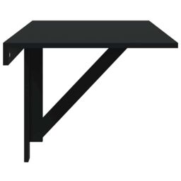 Berkfield Home Folding Wall Table Black 100x60x56 cm Engineered Wood - Size: 100 x 60 x 56 cm - thumbnail 6