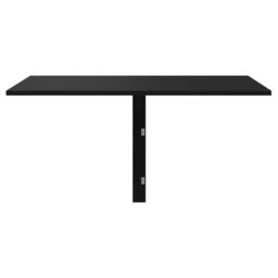 Berkfield Home Folding Wall Table Black 100x60x56 cm Engineered Wood - Size: 100 x 60 x 56 cm - thumbnail 3