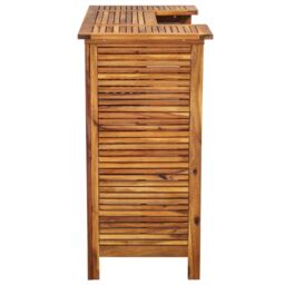 Berkfield Home Bar Table 110x50x105 cm Solid Acacia Wood in Brown - Size: 110 x 50 x 105 cm - thumbnail 5